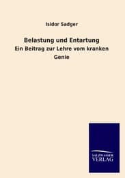 Cover von Belastung und Entartung