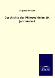 Cover von Geschichte der Philosophie im 19.Jahrhundert