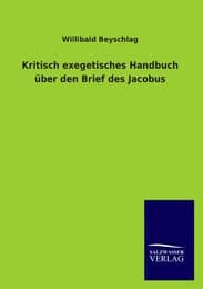 Cover von Kritisch exegetisches Handbuch über den Brief des Jacobus