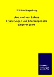 Cover von Aus meinem Leben