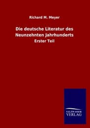 Cover von Die deutsche Literatur des Neunzehnten Jahrhunderts