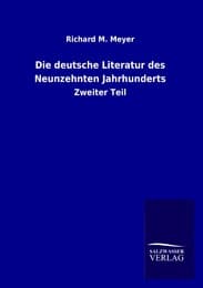 Cover von Die deutsche Literatur des Neunzehnten Jahrhunderts