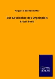 Cover von Zur Geschichte des Orgelspiels