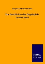 Cover von Zur Geschichte des Orgelspiels