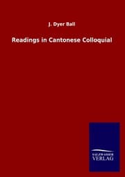 Cover von Readings in Cantonese Colloquial