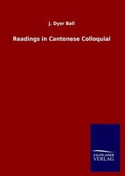 Cover von Readings in Cantonese Colloquial