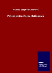 Cover von Patronymica Cornu-Britannica