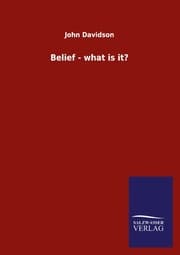 Cover von Belief - what is it?