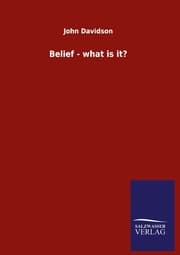 Cover von Belief - what is it?