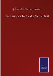 Cover von Ideen zur Geschichte der Menschheit