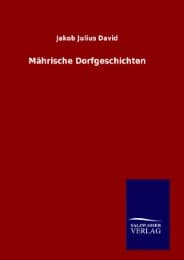 Cover von Mährische Dorfgeschichten