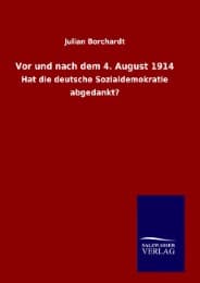 Cover von Vor und nach dem 4. August 1914