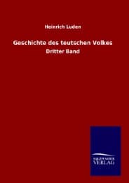 Cover von Geschichte des teutschen Volkes