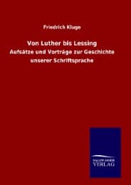 Cover von Von Luther bis Lessing