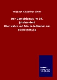 Cover von Der Vampirismus im 19. Jahrhundert