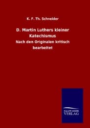 Cover von D. Martin Luthers kleiner Katechismus