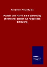 Cover von Psalter und Harfe. Eine Sammlung christlicher Lieder zur häuslichen Erbauung