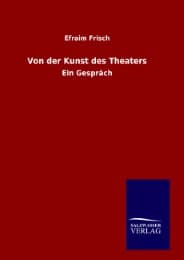 Cover von Von der Kunst des Theaters