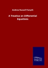Cover von A Treatise on Differential Equations