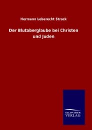 Cover von Der Blutaberglaube bei Christen und Juden