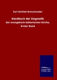 Cover von Handbuch der Dogmatik