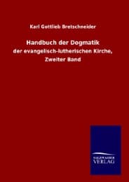 Cover von Handbuch der Dogmatik