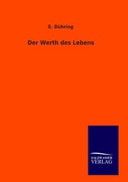 Cover von Der Werth des Lebens