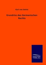 Cover von Grundriss des Germanischen Rechts