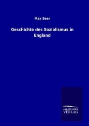 Cover von Geschichte des Sozialismus in England