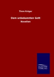 Cover von Dem unbekannten Gott