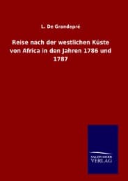 Cover von Reise nach der westlichen Küste von Africa in den Jahren 1786 und 1787