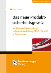 Cover von Das neue Produktsicherheitsgesetz