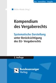 Cover von Kompendium des Vergaberechts