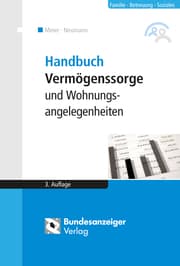 Cover von Handbuch Vermögenssorge und Wohnungsangelegenheiten