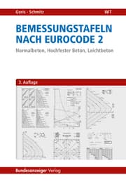 Cover von Bemessungstafeln nach Eurocode 2
