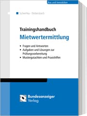 Cover von Trainingshandbuch Mietwertermittlung