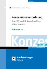 Cover von KonzVgV - Kommentar