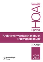 Cover von Ingenieurvertragshandbuch Tragwerksplanung