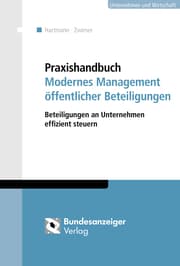 Cover von Praxishandbuch Modernes Management öffentlicher Beteiligungen