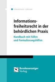 Cover von Informationsfreiheitsrecht in der behördlichen Praxis
