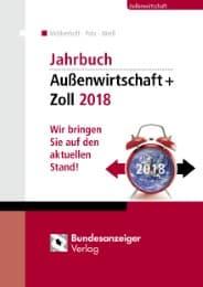 Cover von Jahrbuch Außenwirtschaft + Zoll 2018