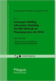 Cover von Leistungen Building Information Modeling - Die BIM-Methode im Planungsprozess der HOAI