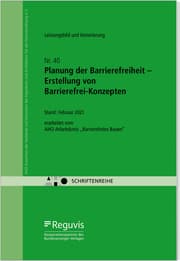 Cover von Leistungsbild und Honorierung - Planung der Barrierefreiheit - Erstellung von Barrierefrei-Konzepten