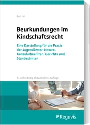 Cover von Beurkundungen im Kindschaftsrecht