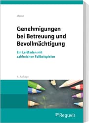 Cover von Genehmigungen bei Betreuung und Bevollmächtigung