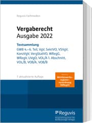 Cover von Vergaberecht - Ausgabe 2024