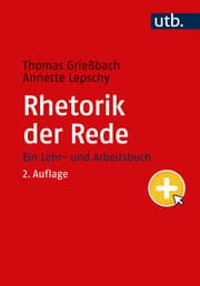 Cover von Rhetorik der Rede