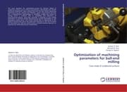 Cover von Optimization of machining parameters for ball-end milling