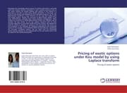 Cover von Pricing of exotic options under Kou model by using Laplace transform