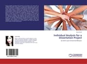 Cover von Individual Analysis for a Dissertation Project